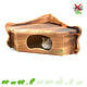 Maison d'angle en bois d'écorce de Blackwood, 17 ou 25 cm
