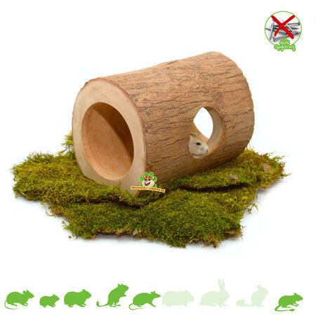 Tree Trunk Tunnel Wongan 23 cm for Rodents!