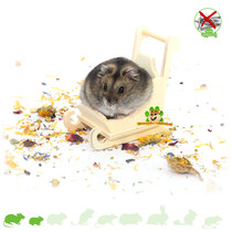 Hamsterscaping Deco Holzschlitten 9 cm