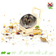 Knaagdierwinkel® Traîneau en bois décoratif pour hamsters, 9 cm