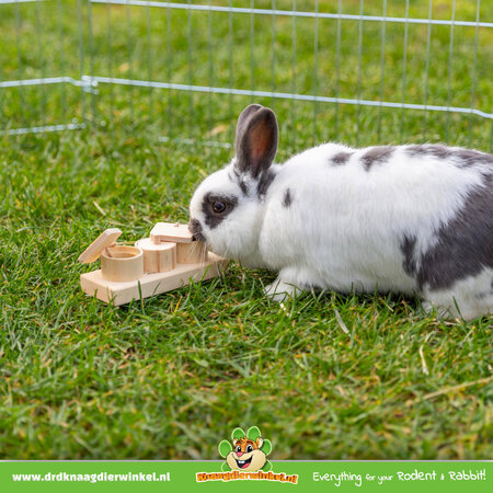 Trixie Snackbecher aus Holz, 15 cm, für Nagetiere und Kaninchen