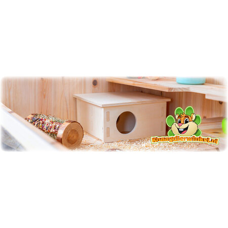 Trixie Nagelfreies Mehrzimmerhaus mit 4 Räumen für Nagetiere