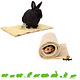 Rodipet Hanfmatte für Nagetiere und Kaninchen