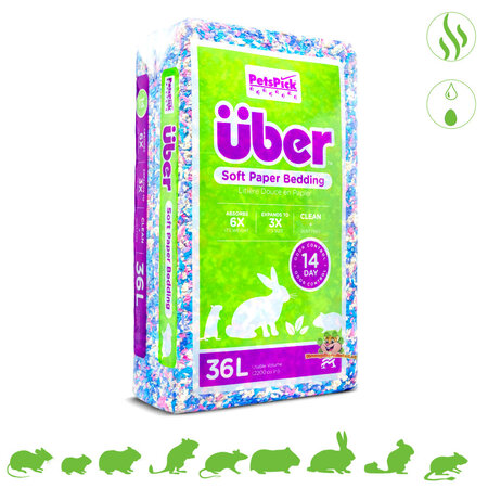 PetsPick Über Papierstreu Bodendecker Konfetti 36 Liter