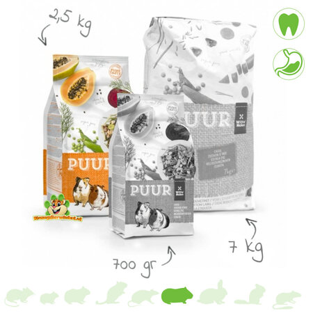 Witte Molen Reines Meerschweinchenfutter - Natürliches Meerschweinchenfutter