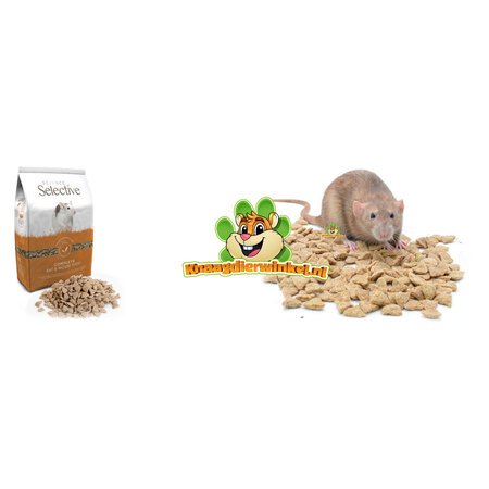 Supreme Aliments sélectifs pour rats et souris, adaptés aux souris, aux rats nains et aux rats domestiques.