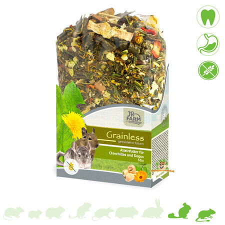JR Farm Getreidelose Mischung aus Chinchillafutter und Teigfutter