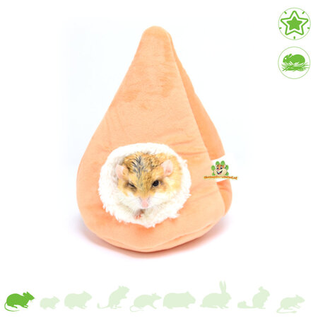 Hangmat Slaapzak Wortel 20 cm voor muizen en dikstaartgerbils