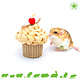 Knaagdier Cupcake 14 cm