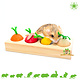 Quapas! Houten Knaagdier Veggie Snack Puzzel 21 cm voor Knaagdieren en Konijnen