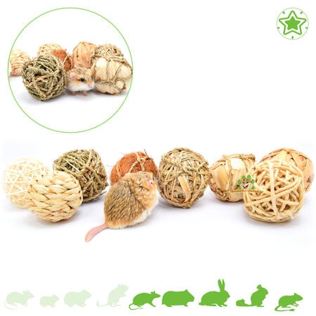 Quapas! Gift box with 8 Play Balls for Rodents and Rabbits