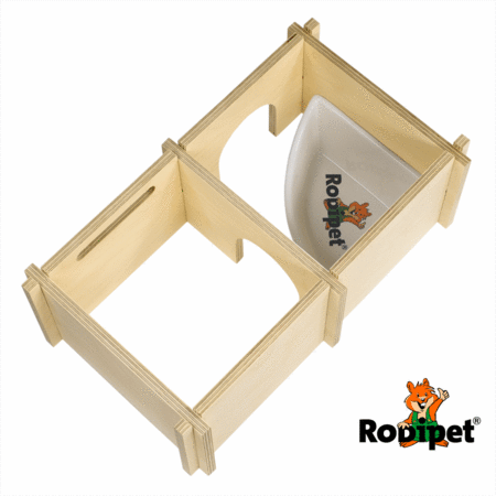 Rodipet Luksusowy wielopokojowy domek dla gryzoni Goldi 30 cm