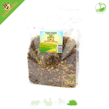 Knaagdierwinkel® Igelfutter mit Insekten 1 kg