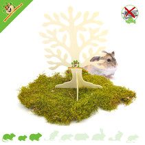 Árbol decorativo de madera para hámsteres de 30 cm