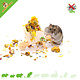 Knaagdierwinkel® Drewniana taczka Hamsterscaping Deco 11 cm