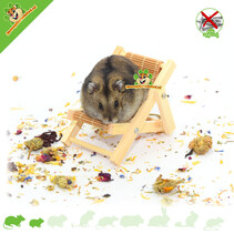 Składane krzesło z drewna Hamsterscaping Deco 9,5 cm