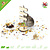 Knaagdierwinkel® Panneau décoratif en bois pour aménagement paysager avec hamster, 12 cm