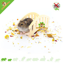 Hamsterscaping Deco Puente de Madera 15 cm