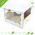 Knaagdierwinkel® Bain pour chinchillas en aluminium et bois 36 cm