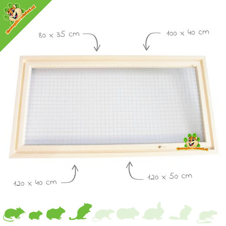 Knaagdierwinkel® Lid for Aquarium & Terrarium/Gerbilarium