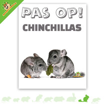 Schild Chinchillas beobachten