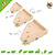 Knaagdierwinkel® Corner shelf blank with edge