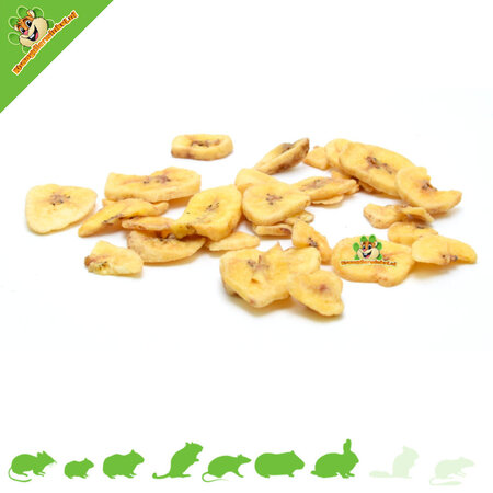 Knaagdierwinkel® Chips de banane 150 grammes