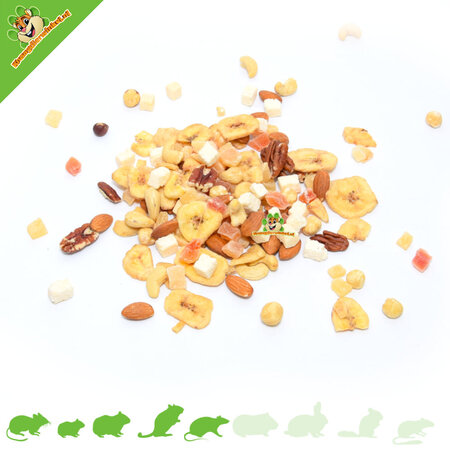 Knaagdierwinkel® Nuts & Fruit Mix 250 grams