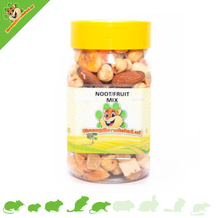 Knaagdierwinkel® Noten & Fruit Mix 250 gram