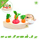 Houten Knaagdier Veggie Snack Puzzel 13 cm Driehoek