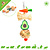 Quapas! Wooden Avocado Nibble Toy 22cm