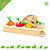 Nagetier-Gemüse-Snack-Puzzle aus Holz, 21 cm