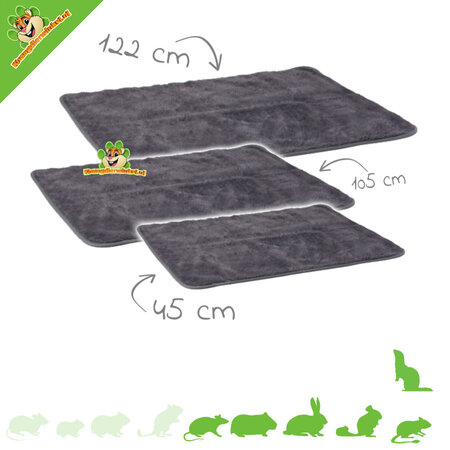 Vetbed Grey für Nagetiere & Kaninchen!