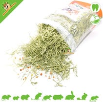 Heno de timothy Nature con zanahoria y calabaza, 500 gramos
