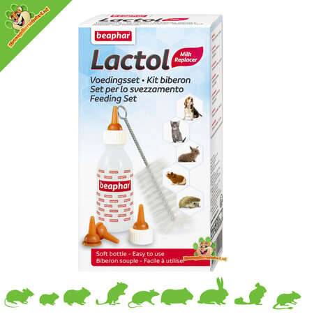 Beaphar Lactol Feeding Set Biberon et tétines pour rongeurs et lapins !