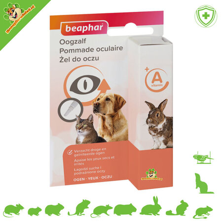 Beaphar Pommade oculaire Beaphar pour tous les animaux de compagnie !