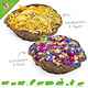 Beeztees Snack Flower Bowl for Rodents & Rabbits