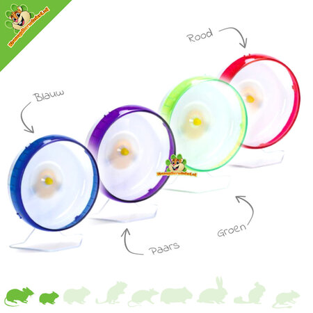 Kaytee Roue d'exercice Silent Spinner 24 cm pour petits rongeurs !