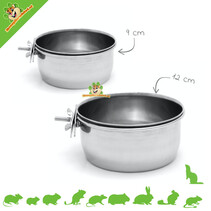 Stainless steel food bowl 7 cm