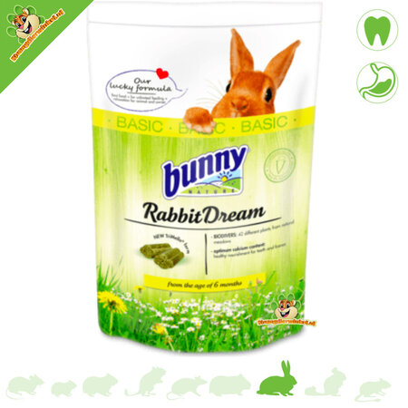 Bunny Nature Rabbit Dream Basic 1,5 kg Comida para conejos