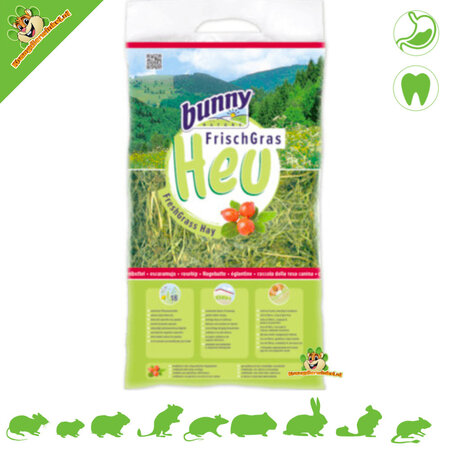 Bunny Nature FreshGras Hooi Rosehip 500 grams