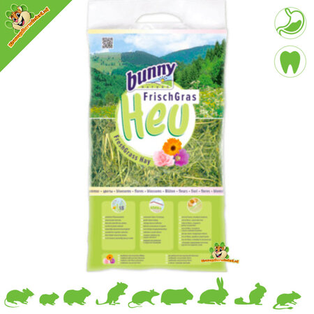 Bunny Nature FreshGras Flores de Heno 500 gramos