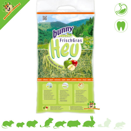 Bunny Nature FreshGras Foin Pomme 500 grammes