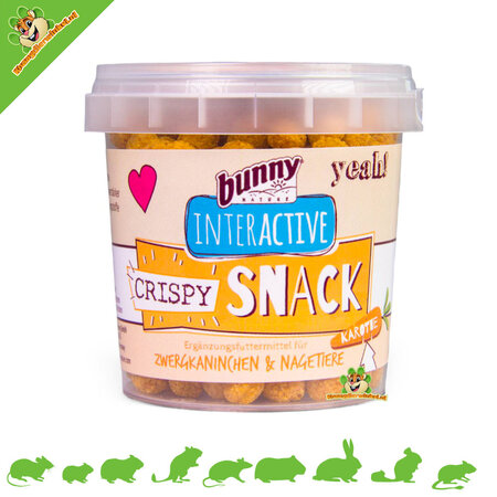 Bunny Nature Knusprige Snack-Karotte 25 Gramm für Nagetiere und Kaninchen!