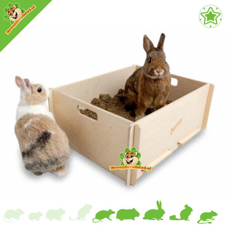 Bunny Nature DiggingBox ¡Cubo de excavación de 50 cm para roedores y conejos!