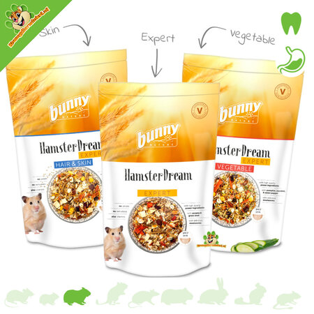 Bunny Nature Alimento para hámster Hamster Dream Expert, 500 gramos.