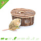 Wooden House Hollow 17 cm for Rodents!