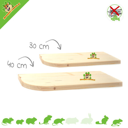 Nail-free Corner Shelf Long for Rodents!