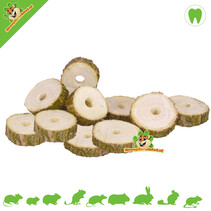 Wooden Nibble Discs Birch with hole