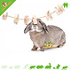 Elmato Gnawing Rope with Gnawing Discs for Rodents & Rabbits!